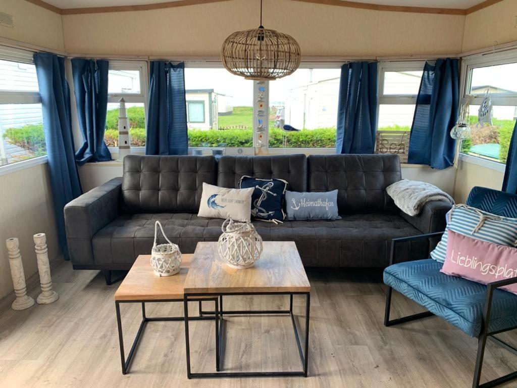 Chalet Seemowe Direkt Am Wattenmeer Aan De Waddenzee Nordsee 600 Meter Zum Badestrand, Angeln Lägenhet Westerland Exteriör bild