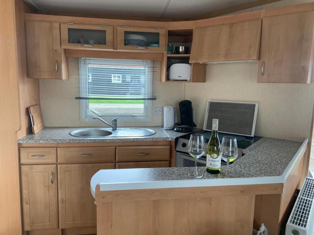 Chalet Seemowe Direkt Am Wattenmeer Aan De Waddenzee Nordsee 600 Meter Zum Badestrand, Angeln Lägenhet Westerland Exteriör bild